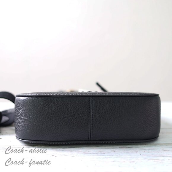 NWT Tory Burch Thea Convertible Leather Crossbody in Black - Picture 13 of 13